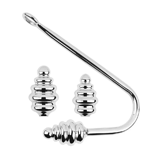 GreatBenefit Screw-in Set Anal Ribbed 8826 Hook 0601